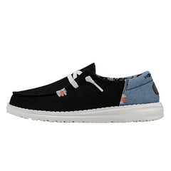 Wendy Boho Embroidered Damen - Black