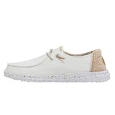 Wendy Chambray Woven Damen - White Sand
