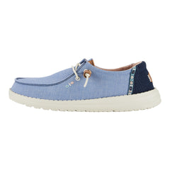 Wendy Chambray Boho Damen - Blue