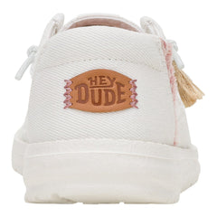 Wendy Perf Canvas Damen - Egret