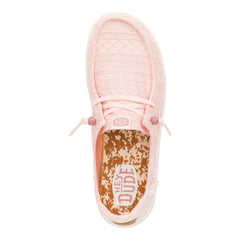 Wendy Crochet Lace Damen - Pale Pink