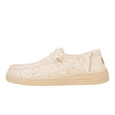 Wendy Espadrille Retro Palm Damen - Pale Pink/White
