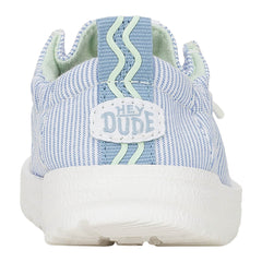 LILDUDES Slip On Prints Kinder - White/Faded Denim