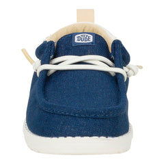 Wally Summer Linen Kinder - Sargasso Blue/White