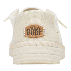 Wendy Espadrille Woven Damen - White