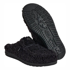 Wally Slipper Herren - Black/Black