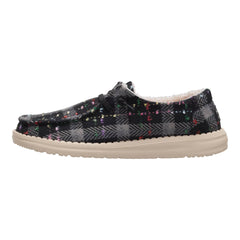 Wendy Confetti Plaid Cozy Damen - Black/Multi