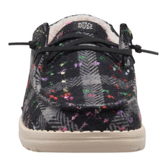 Wendy Confetti Plaid Cozy Damen - Black/Multi