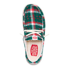 Wendy Confetti Plaid Cozy Damen - Red/Green/Multi