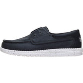 Wally Cru Stretch Canvas Herren - Black/White