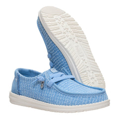 Wendy Frayed Canvas Damen - Faded Denim
