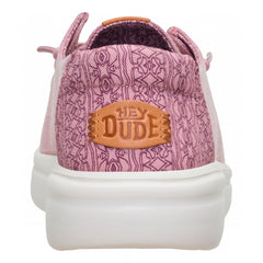 Wendy Rise Chambray Grid Damen - Rose Purple