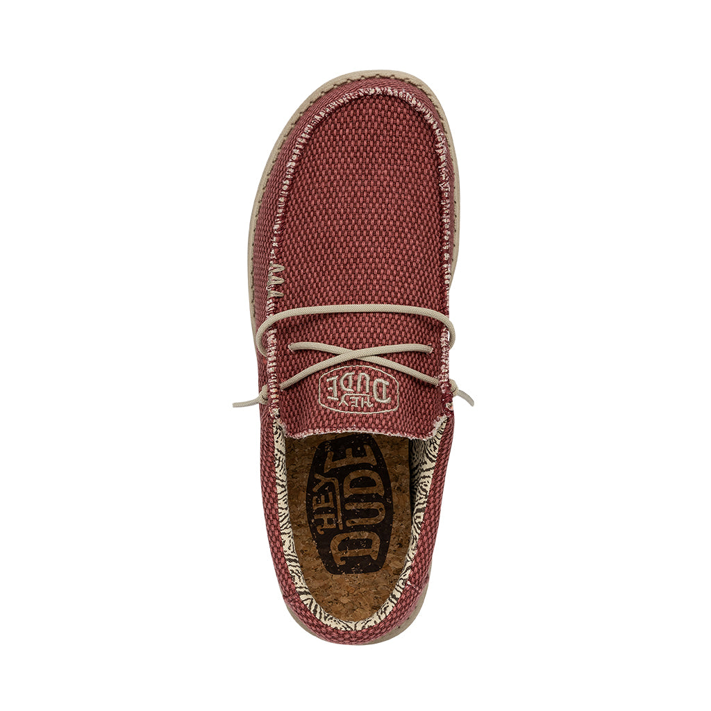 Wally Braided Herren - Pompeian Red