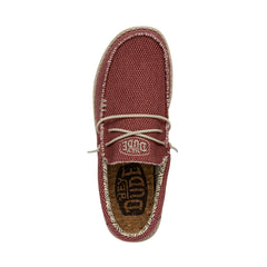 Wally Braided Herren - Pompeian Red
