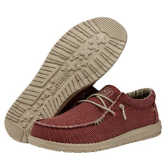Wally Braided Herren - Pompeian Red