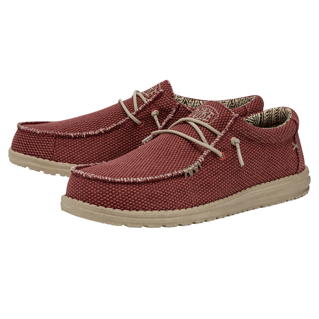 Wally Braided Herren - Pompeian Red