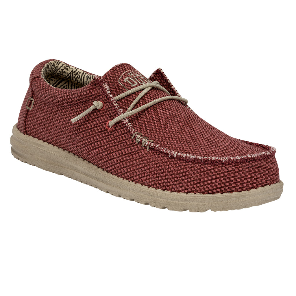 Wally Braided Herren - Pompeian Red