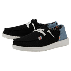 Wendy Boho Embroidered Damen - Black