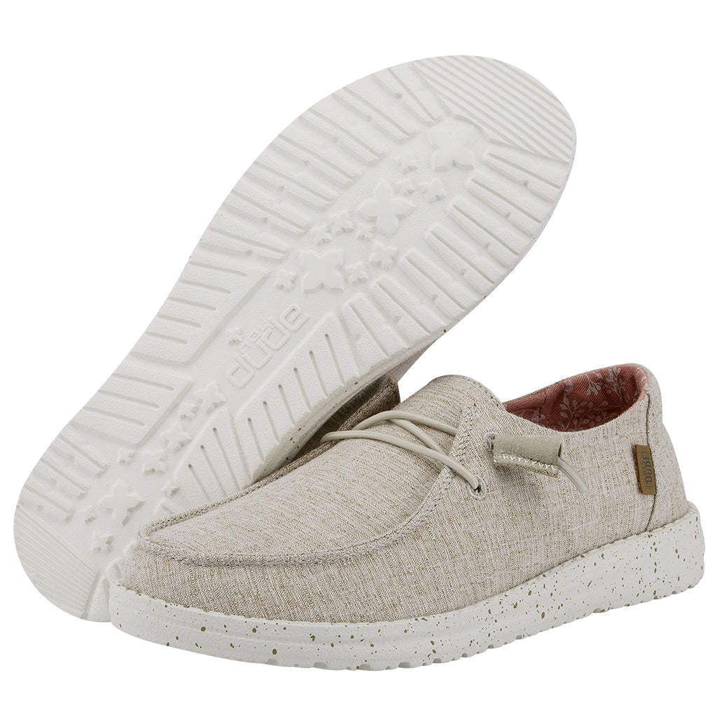 Wendy Chambray Damen - White Nut