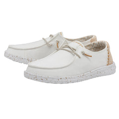 Wendy Chambray Woven Damen - White Sand