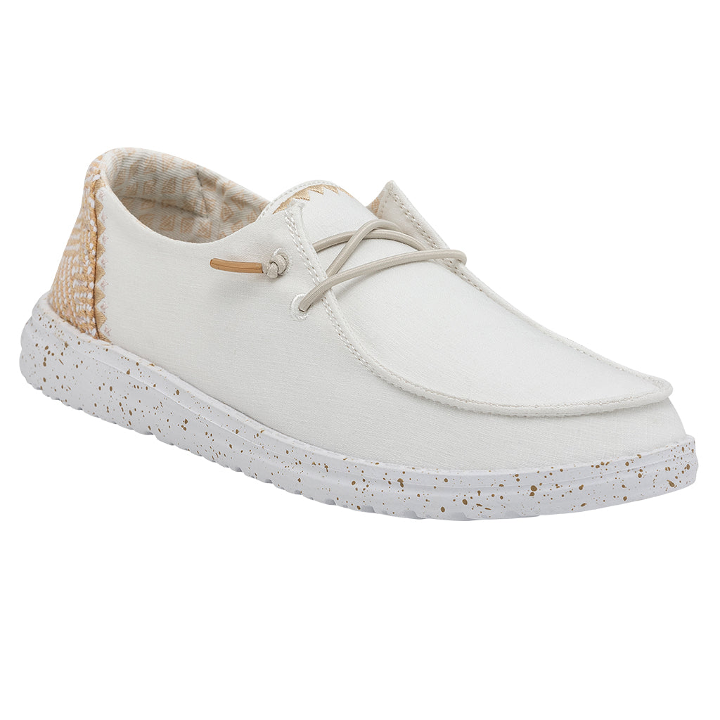 Wendy Chambray Woven Damen - White Sand