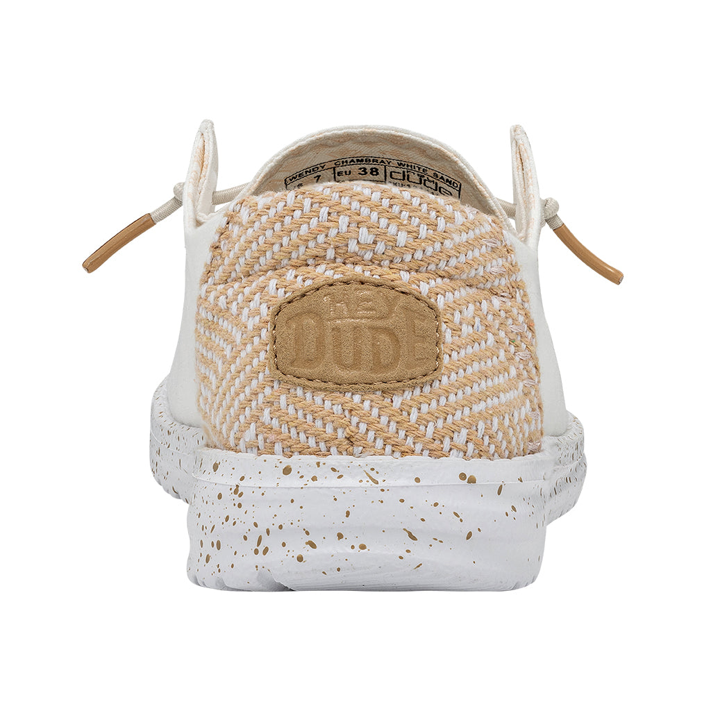 Wendy Chambray Woven Damen - White Sand