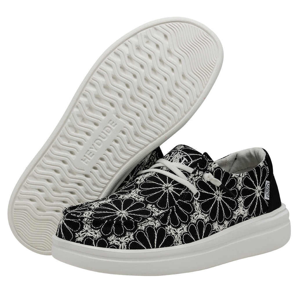 Wendy Rise Eyelet Damen - Black