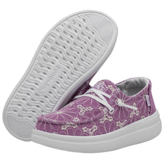 Wendy Rise Eyelet Kinder - Violet