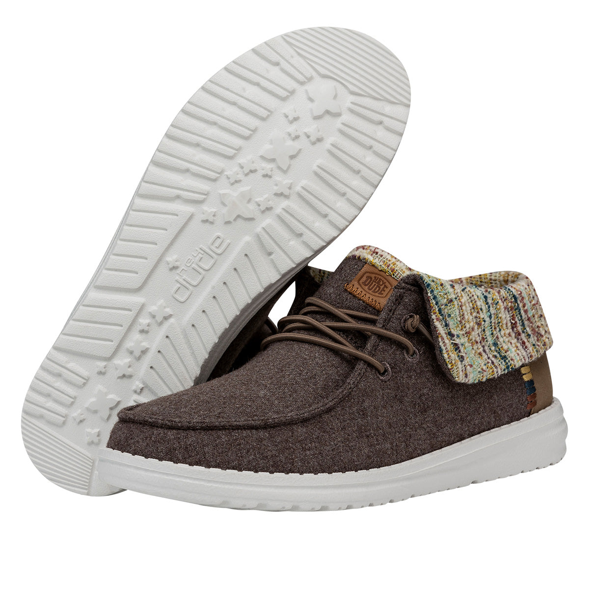 Wendy Fold Wooly Twill Damen - Brown