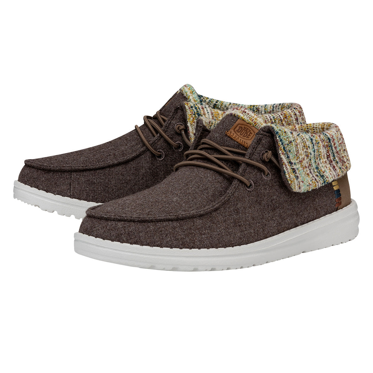 Wendy Fold Wooly Twill Damen - Brown