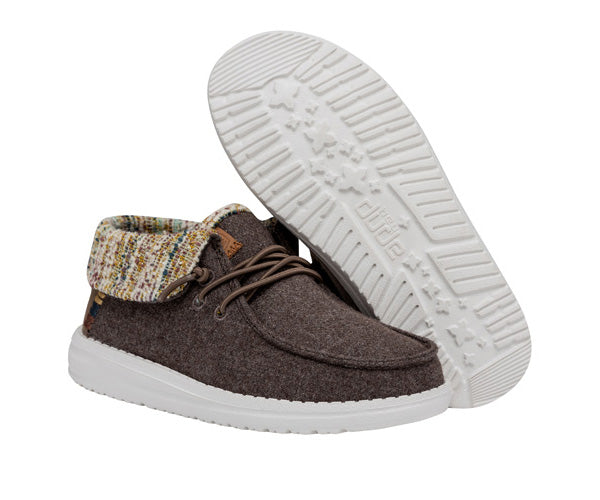 Wendy Fold Felted Cozy Kinder - Brown