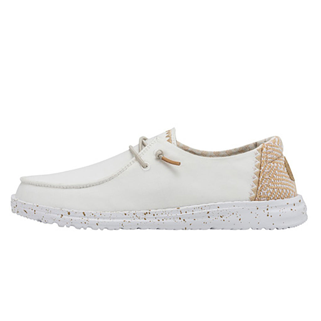 Wendy Chambray Woven Damen - White Sand