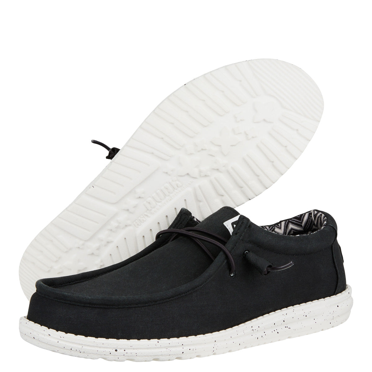 Wally Stretch Canvas Herren - Black/White
