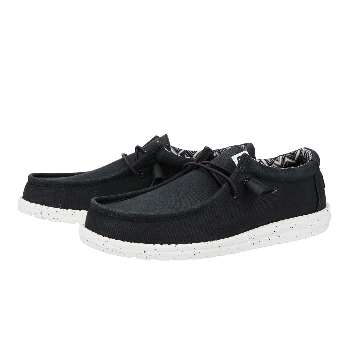 Wally Stretch Canvas Herren - Black/White