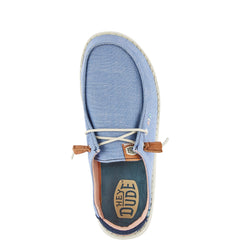 Wendy Chambray Boho Damen - Blue