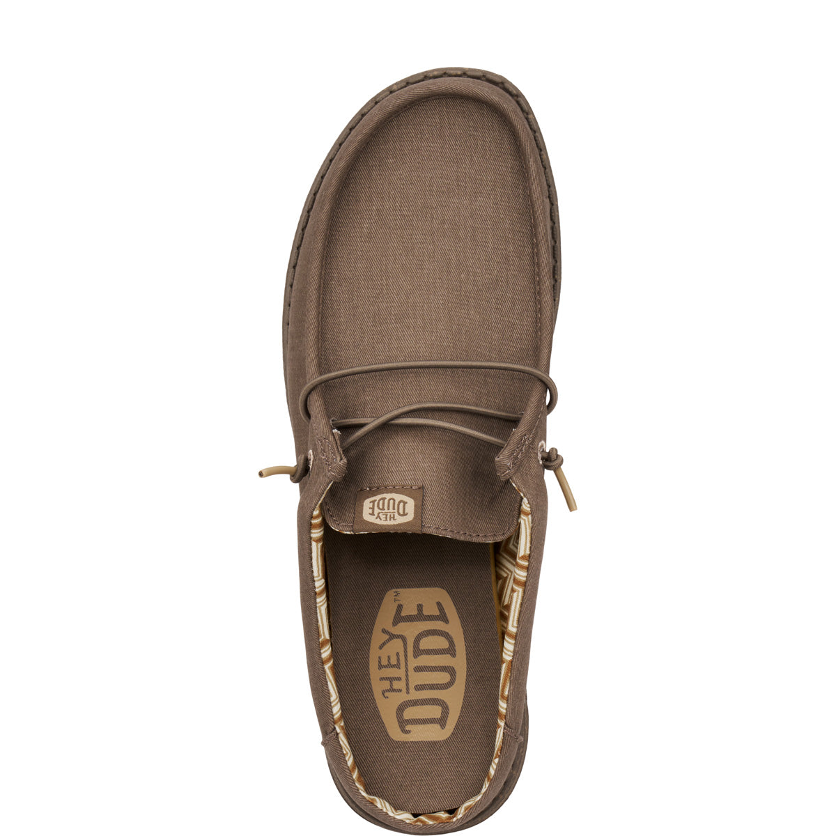 Wally Slip Canvas Herren - Walnut