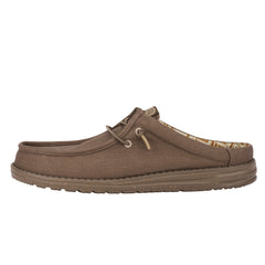 Wally Slip Canvas Herren - Walnut