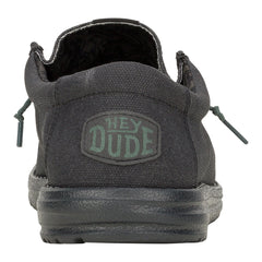 Wally Waxed Canvas Herren - Black