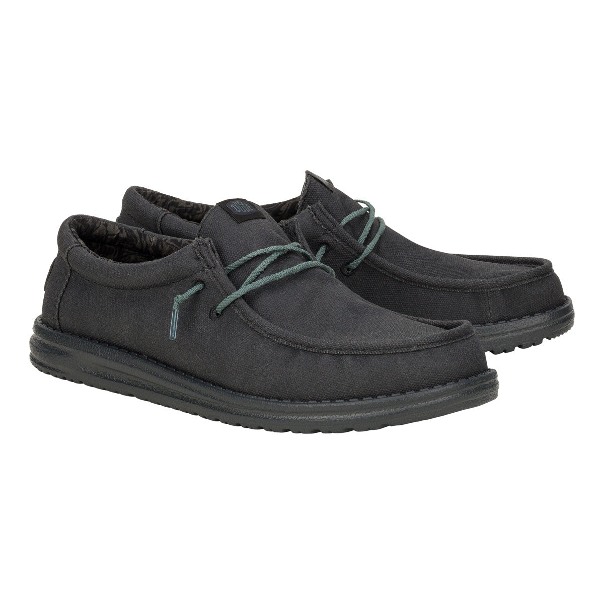 Wally Waxed Canvas Herren - Black