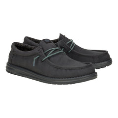 Wally Waxed Canvas Herren - Black