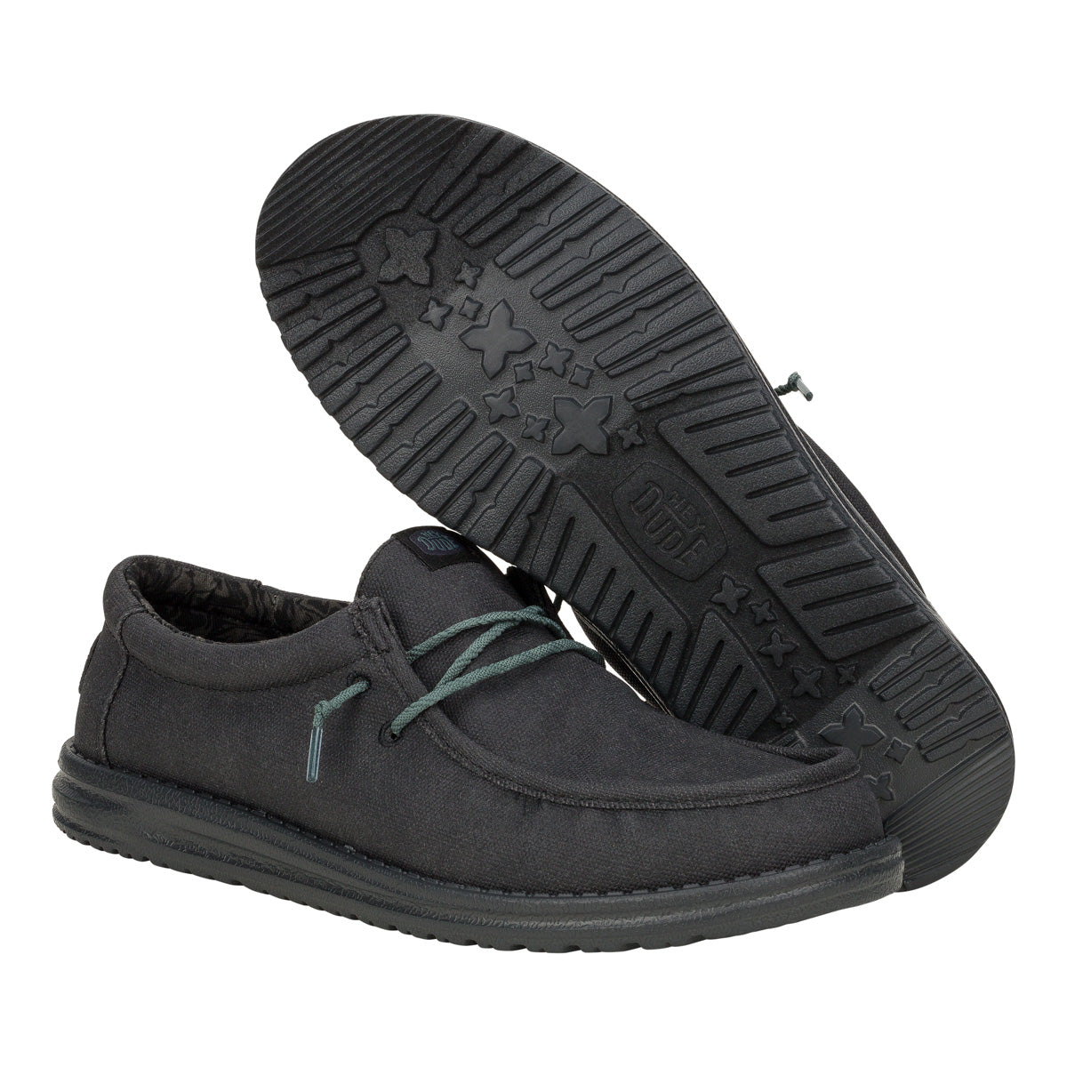 Wally Waxed Canvas Herren - Black
