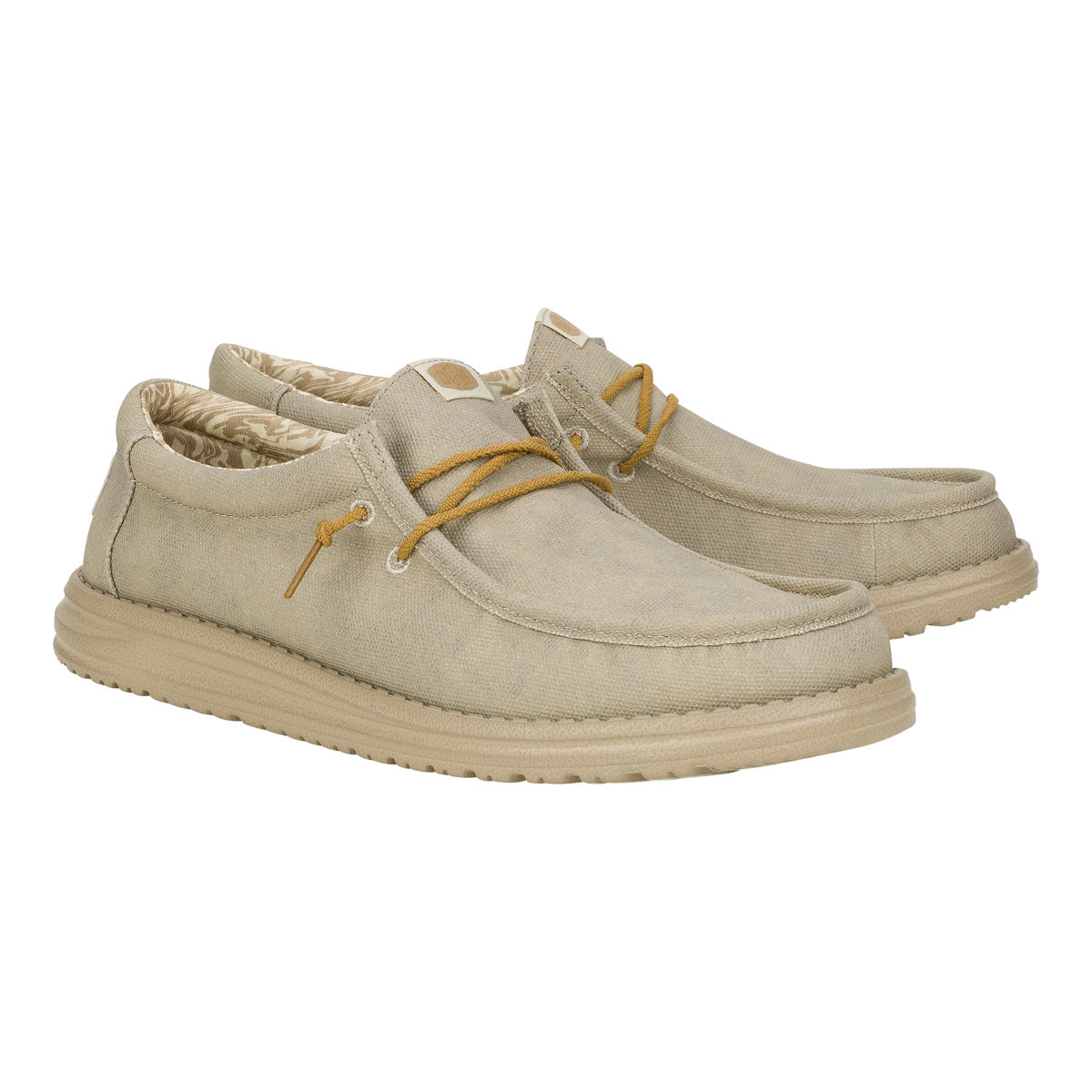 Wally Waxed Canvas Herren - Light Grey