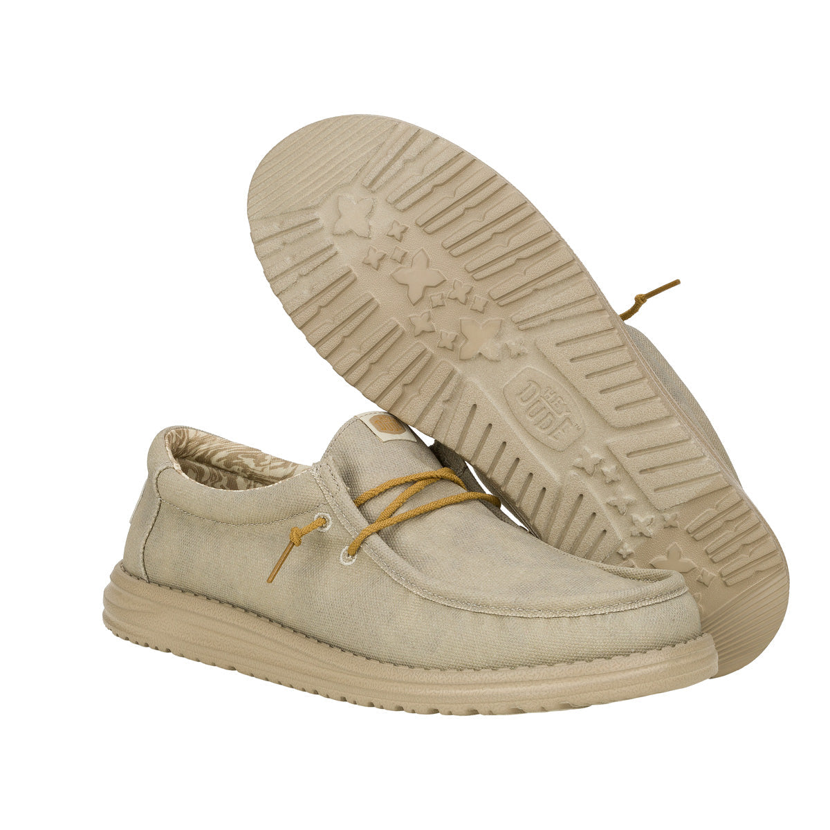 Wally Waxed Canvas Herren - Light Grey