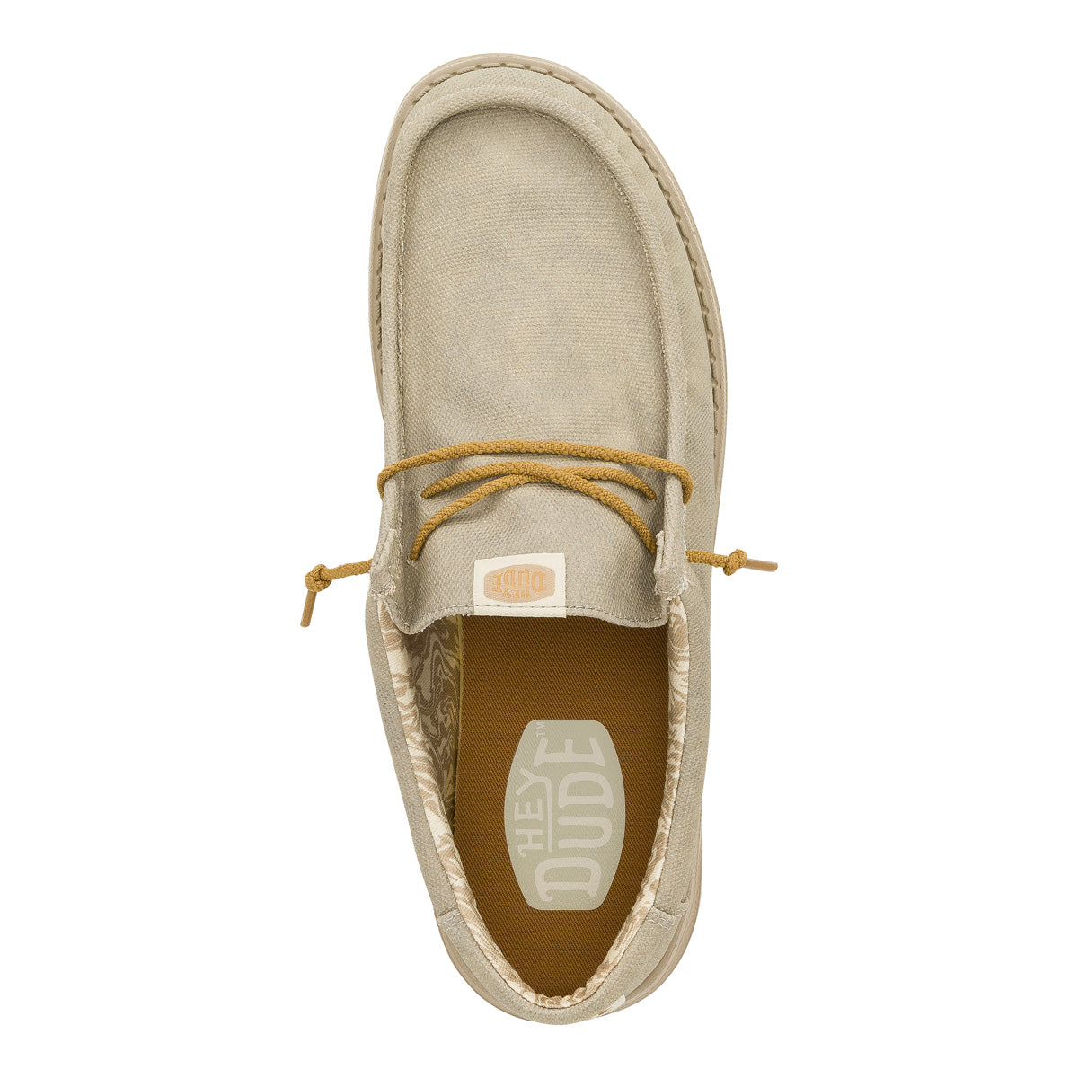 Wally Waxed Canvas Herren - Light Grey