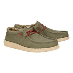 Wally Waxed Canvas Herren - Olive