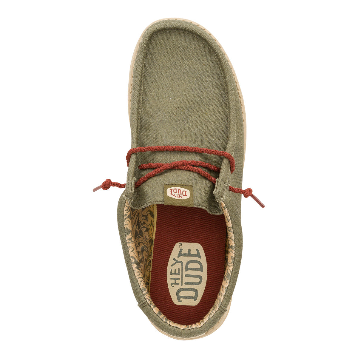 Wally Waxed Canvas Herren - Olive