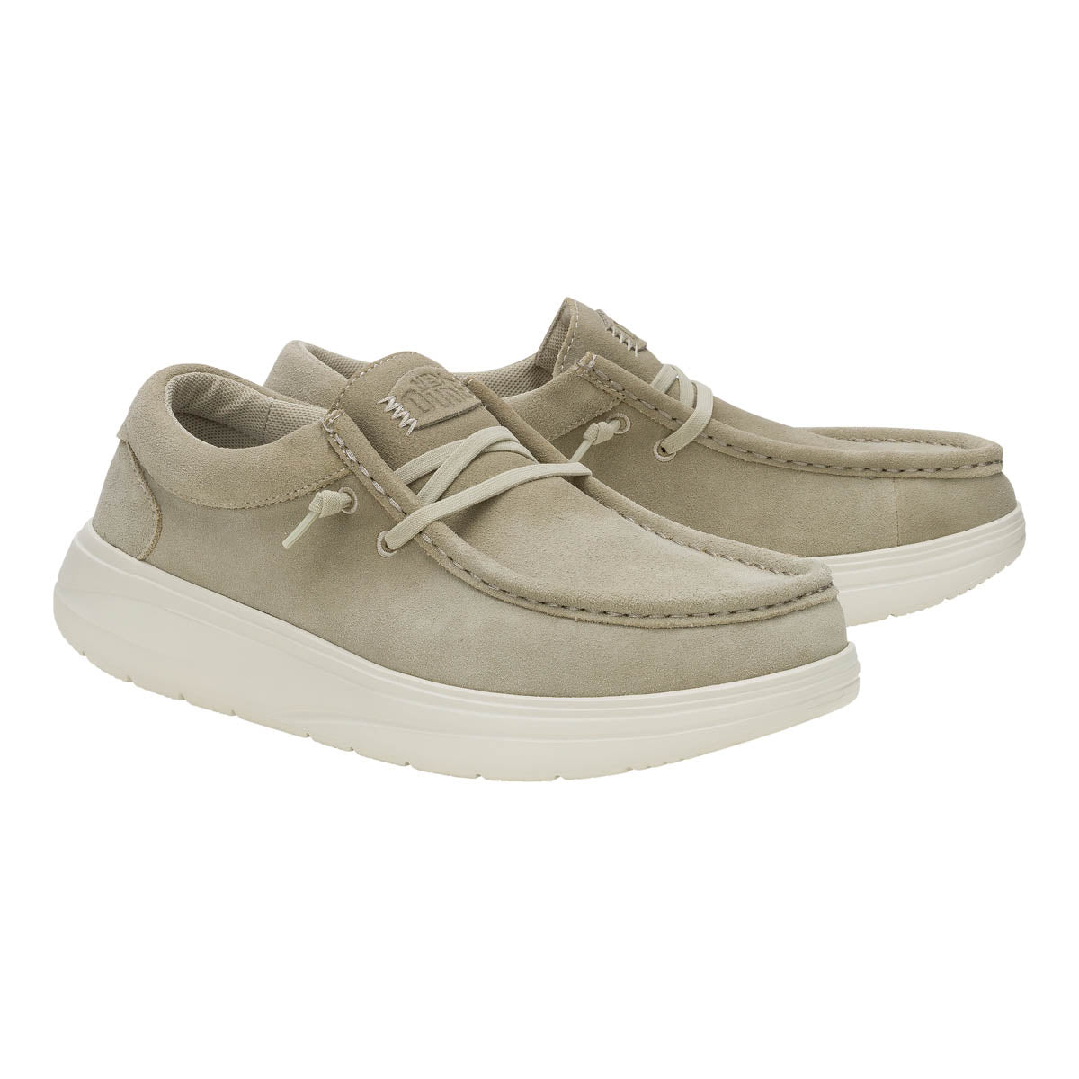 Wally COMF Suede Herren - Stone Grey/Silver Birch