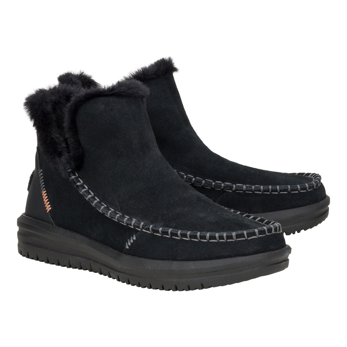 Camden Suede Damen - Black/Black