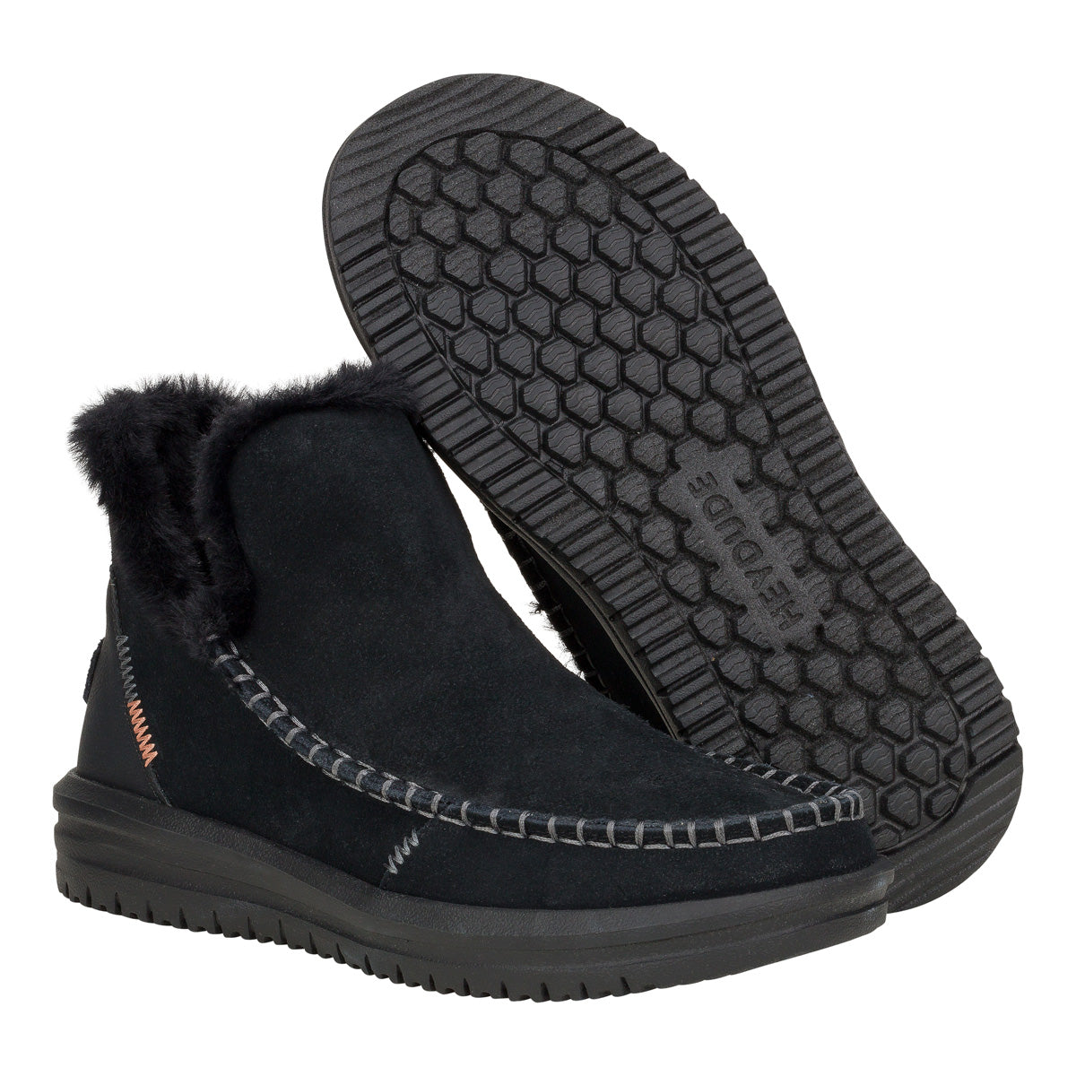 Camden Suede Damen - Black/Black