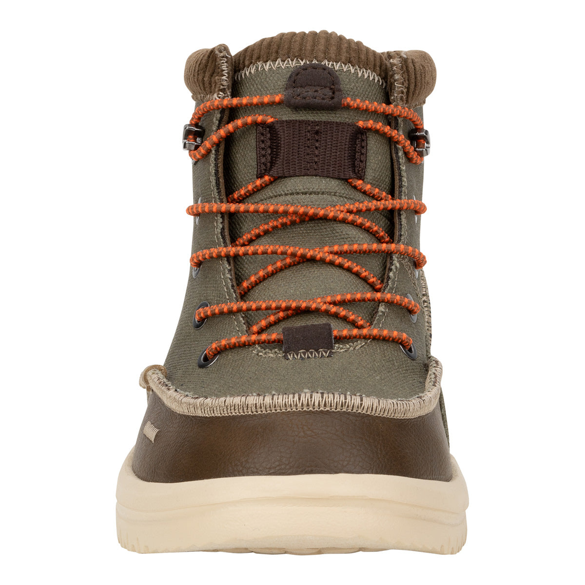 Bradley Corduroy Collar Herren - Dusty Olive/Tan